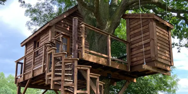 Nouvelle cabane en Belgique